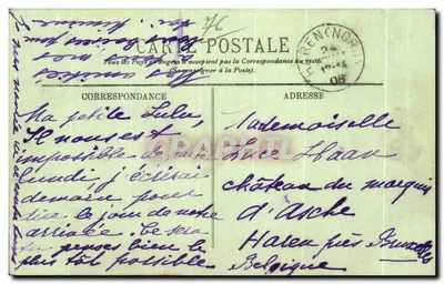 Le Havre — Saída de um quatro Mâts — LL. — n° 682 — Verso