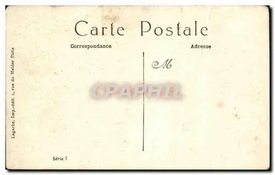 Deux nus — scène intérieure avec table — Lagache, Imp.édit. 1, rue du Helder, Paris, Série 7 — Rewers