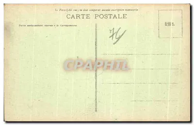 Rouen - Ogólny widok z Côte Sainte-Catherine — C.V. 381 — Wydawca C.V. — Rewers