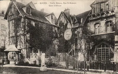 Rouen - Velha Casa, Rue St-Romain, Cour d'Albane — n° 406