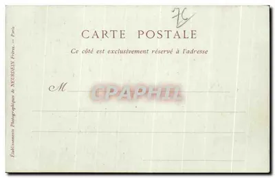 Cerimônia da Levantada da Fierte pelo Preso — Velhas Costumes e Tradições de Rouen — Collections ND Phot — Verso