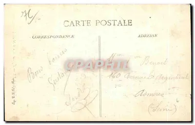 Le Havre — Igreja de São Miguel — Fabri de C. Desbœuf & Cie — Verso