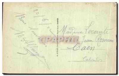 Mortain — La Grande Cascade — éditeur G. Artaud, Nantes, n°7 — Rewers
