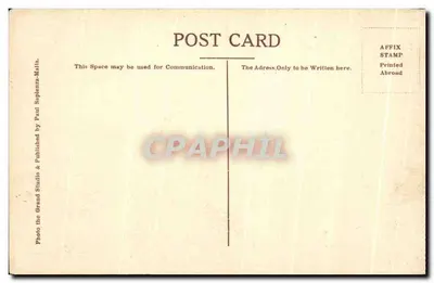 Valletta-Malta — Strada Reale — Fotografia Grand Studio & Wydano przez Paul Saplenza-Malta — Rewers