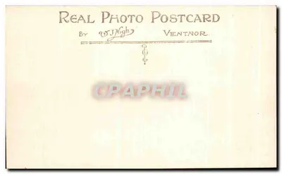 Vue de la plage de Ventnor — scène de baignade et de pêche — éditeur W.J. Knight — Verso
