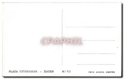 Piazza Ujtahaman — Xauen — Foto García Cortés N° 532 — Verso