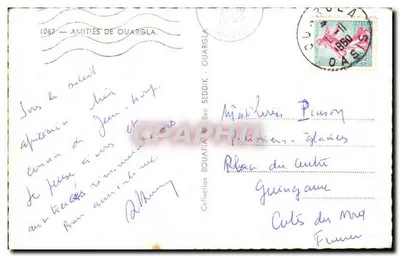 Ouargla — vista panorâmica — editor desconhecido, n° 1067 — Verso
