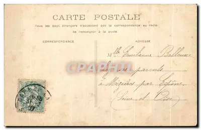 Peixe e rosas — 1º DE ABRIL — H.L. PARIS 20 — Verso