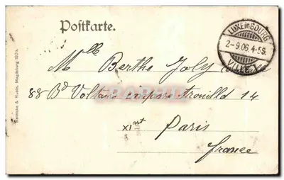 Luxemburgo — Norte-Viaduto — Reinicke & Rußin, Magdeburg 1904 — Verso