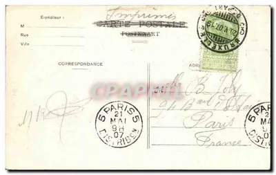 Bruxelles - La Poste — edificio postale, editore sconosciuto, numero di serie non visibile — Verso