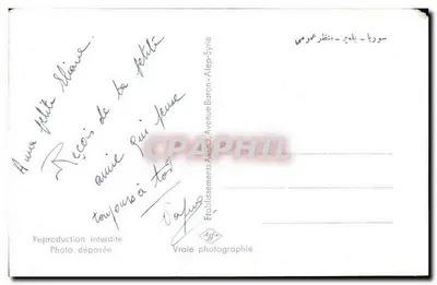 Siria - Palmyra - Vista generale — Graphphil — Verso