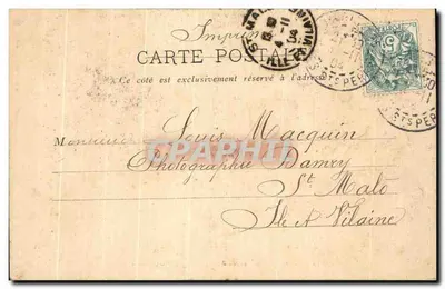Os Delícios da Maternidade — Olá Louis Mailllard — 2 Novembro 1904 — Photo-Taille-Douce, Paris — Verso