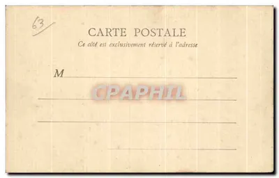 Sala ssącza (klasa 2) — Mont-Dore — B. F., Paris — Rewers