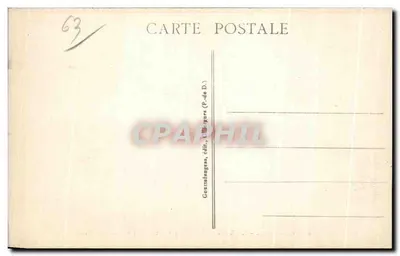 Wnętrze Auvergnat Paradis — Royat — wydawca Gontuslanges — Rewers