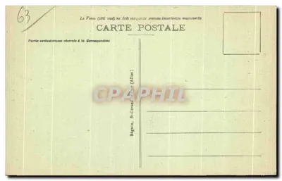 Thiers (P.-de-D.) — Zamek Piroux, dom z XV wieku — Wydawnictwo Guillot, Thiers — Rewers