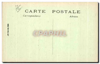 Dieppe — Vista geral do Porto e Ponte da Pescaira — LL — Verso