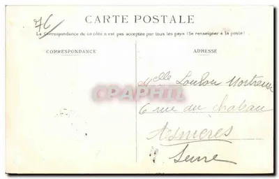 DIEPPE - Hotel Regina - El Viejo Castillo — Edición de las Galerías Parlamentarias — Reverso