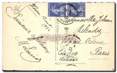 Le Havre — Plaża w czasie kąpieli — LL 792 — Rewers