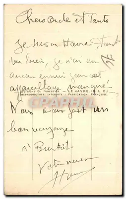 Le Havre — Bulwar Albert I i plaża — Foy, nr 186 — Rewers