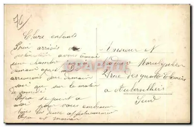 Le Havre. O cais do Southampton — vista portuária com barcos — G.F. Le Havre, n°193 — Verso