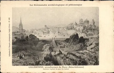 Lillebonne, arrondissement do Havre (Seine-Inférieure) — Antiga Capitala do país dos Calètes — Coleção E. Pasquuis, fotógrafo, Laigle (Orne), N° 488