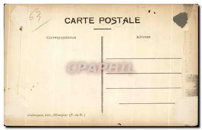 Thiers - Kącik Hazards — Auvergne, n°273 — Rewers