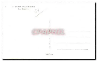 A Bourrée — cena de aldeia — C.A.P., Paris — Verso