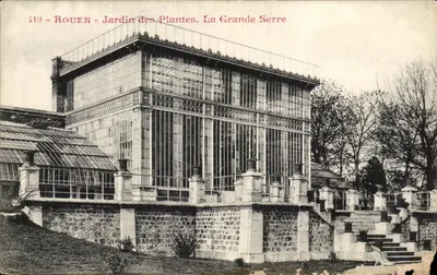 Rouen - Jardim das Plantas. A Grande Serre — editor anônimo, n° 449