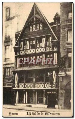 Hôtel de la Couronne — Ronen — Phototypie Lecle de Ronen