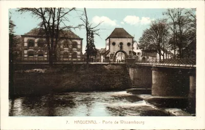 Haguenau - Porta de Wissembourg — editor 'Cartes 'La Chèvre' em Strasbourg, n°7