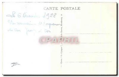 Haguenau — Velho Ponte sobre a Moder — Cartas 'La Cigogne', Strasbourg — Verso