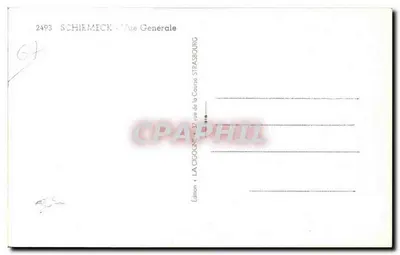Schliemeck — Vista Geral — Edição La Cigogne, Strasbourg — Verso