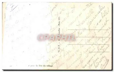 Dorpsefeest — 1910 — C.A.P. - 44, rue Letellier - Parijs (15) — Achterkant