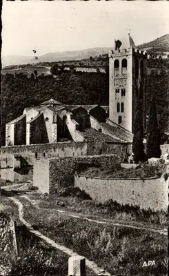 Igreja Fortificada — Prats-de-Mollo — Sociedade das Cartas Postais APA-POUX - Albi