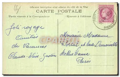 Vernet-les-Bains — La Laiterie en het Tennis — fot. Blaui, ed. Reprod. interd. — Achterkant