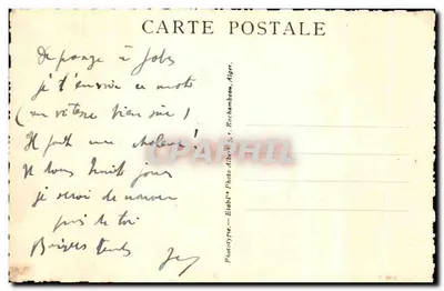 Gabès — Wejście do oazy — Wydawca: Photo Albert, Alger — Rewers