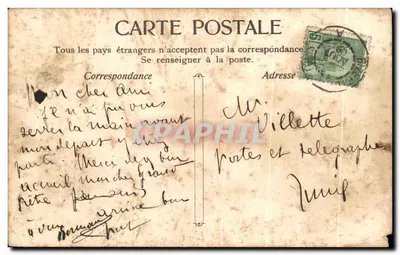 W szkole arabskiej — karykatura nauczyciela biającego ucznia — wydawca Ferré — Rewers