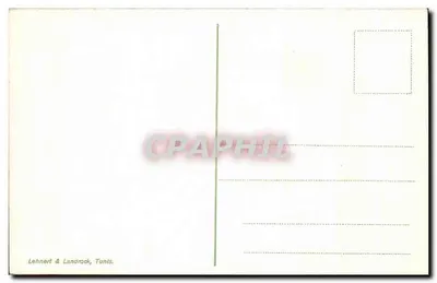 Spahis — ruiters in formatie — Lehnhert & Landrock, Tunis, n° 599 — Achterkant