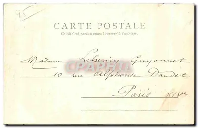 Ansicht des Loiret in Olivet — Orléans — unbekannter Verlag — Rückseite