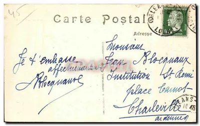 Olivet (Loiret) - As margens do Loiret - O Caminho de Robinson — editor Orléans, n°9 — Verso