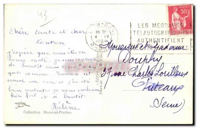 Le Chambon-sur-Lignon — O canto do Lignon famoso pela truta — Edição de Rhône e Ville — Verso