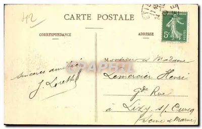 Arredores de Saint-ÉTIENNE - CORNILLON (a 2 quilômetros do Portaiset, linha de Saint-Étienne ao Puy) — Verso