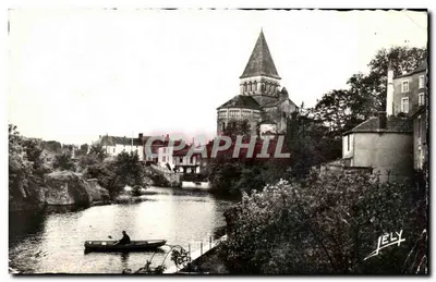 Bilhete postal antigo Mareuil sur Lay Le Lay au Puits sans Tour