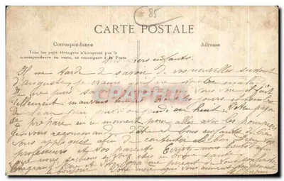 O Caminho de Nossa Senhora de Lourdes — Pensionato de Saint-Gabriel — Lib. Poupin, Mortagne — Verso