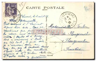 Saint-Laurent-sur-Sèvre (Vendée) — A Capela das Irmãs da Sabedoria — Édition Gaby, n°9 — Verso