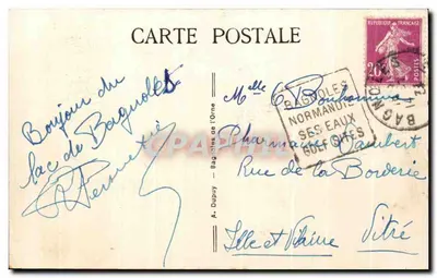 Baîgnolles-de-l'Orne — Vista General del Establecimiento Termal — Editor no identificado, n° 2 — Reverso