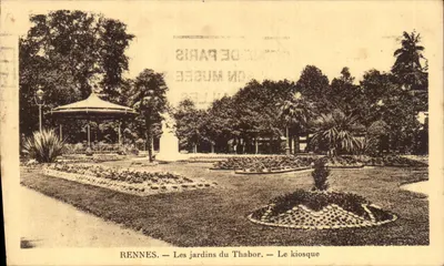 Rennes — Os jardins do Thabor — O kiosque