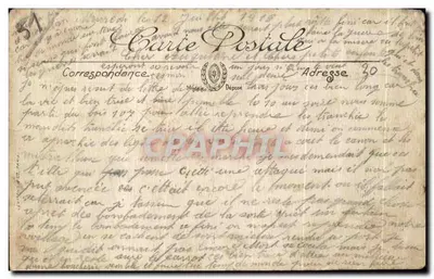 Mourmelon-le-Grand — Plaza de Armas y la Iglesia — LL. — Reverso