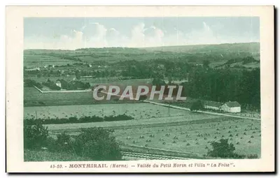 Montmirail (Marne) — Vale do Petit Morin e Villa "La Folie" — Edição Héran de Paris - 43-50