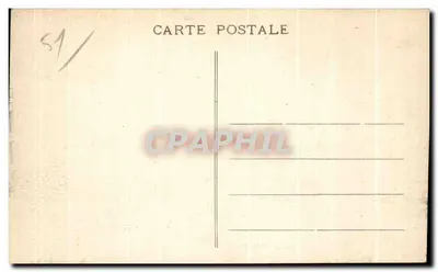 Reims - Plac Erlona — widok placu z centralnym monumentem — V. Thuillier, wydawca, Reims, nr 273 — Rewers